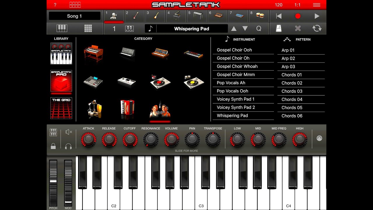 Sampletank 2 — огромное обновление для iPad, PRO Pack, The BIG Soundtest