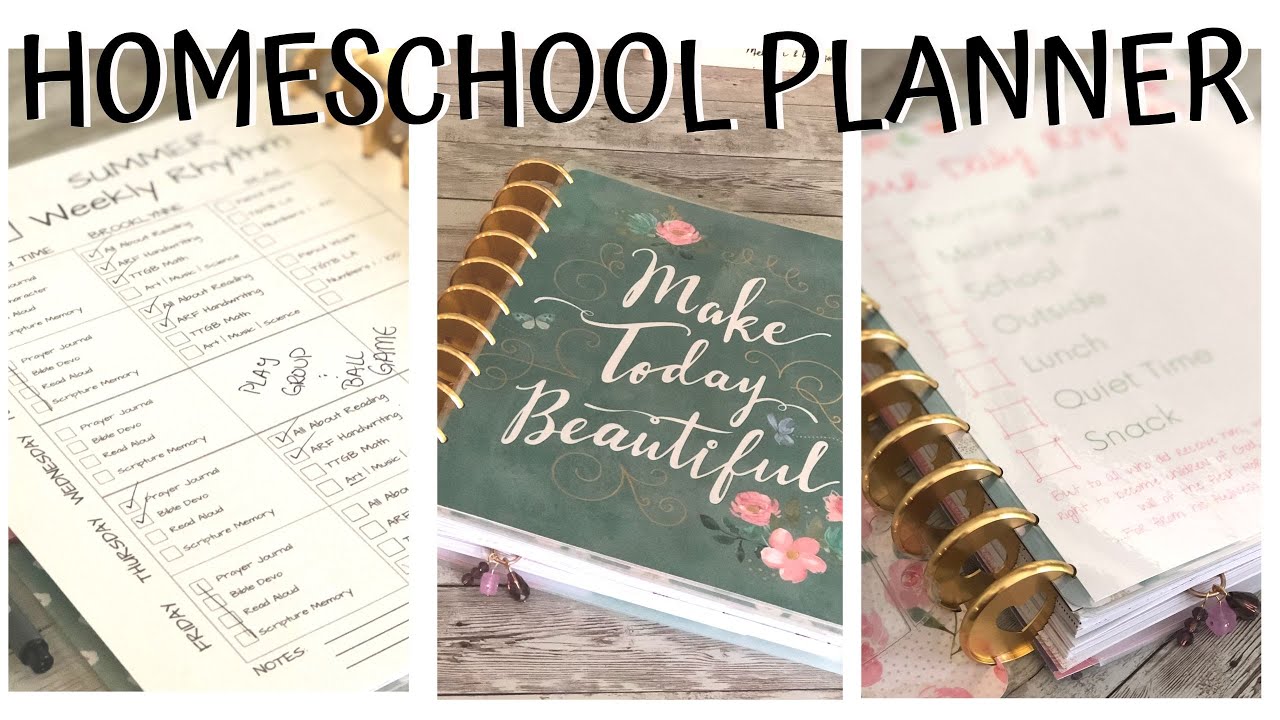 SIMPLE HOMESCHOOL TEACHER PLANNER | 2019/2020 Pre-K & K | Prayers & Ponytails