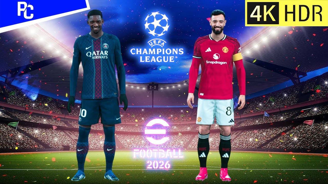 eFootball™ 2026 144 fps GTX 1660 Super PSG vs Manchester United | Phil Gaming OP