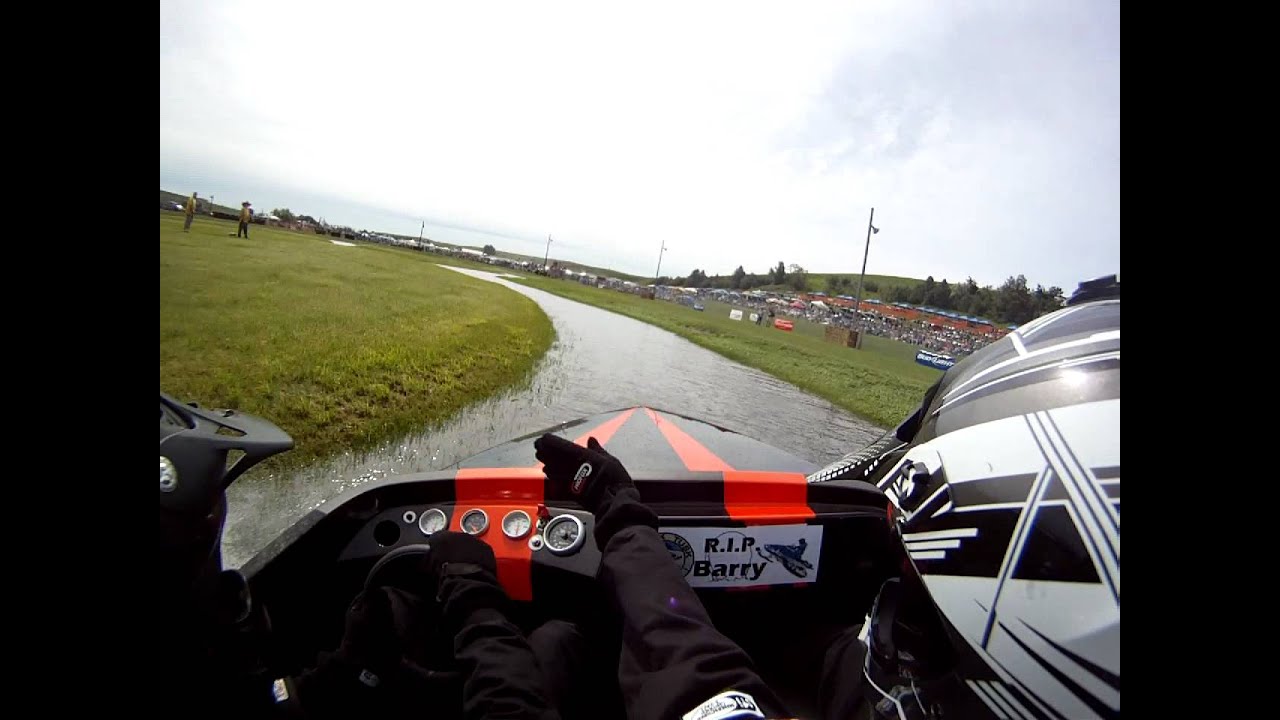 jet sprint memorial lap with barry on board