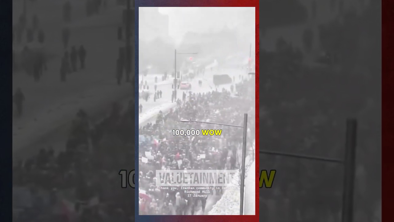 Massive Rally In Toronto, Canada for Iran