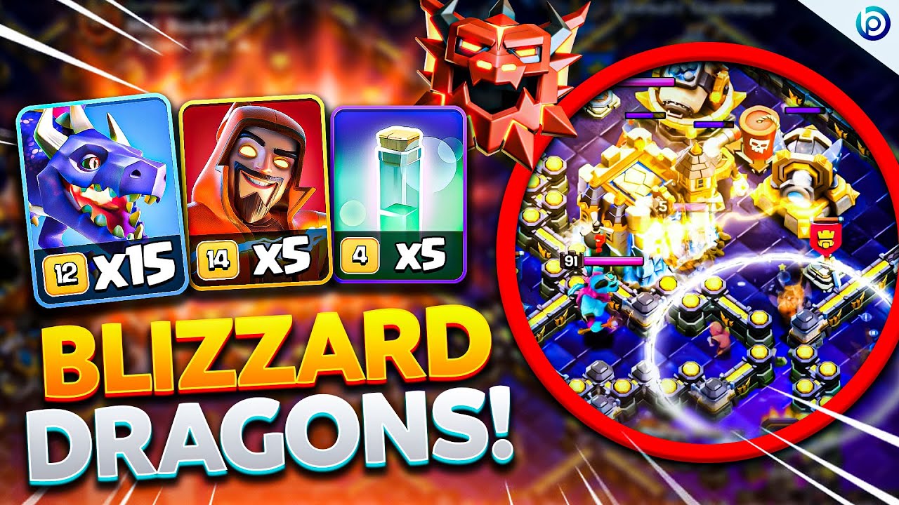 NEW TH18 Blizzard Dragon Strategy | Legends League Army