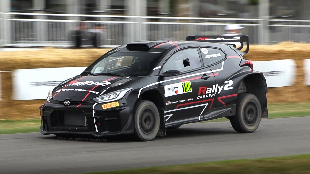 Toyota GR Yaris Rally2 Concept w/ Gravel Setup: Starts, Burnouts, Turbo Anti-Lag & Sound!