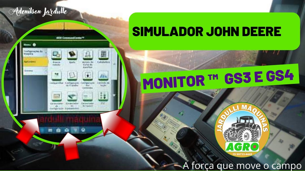 Simulador John Deere GS4 e GS3 aprenda online