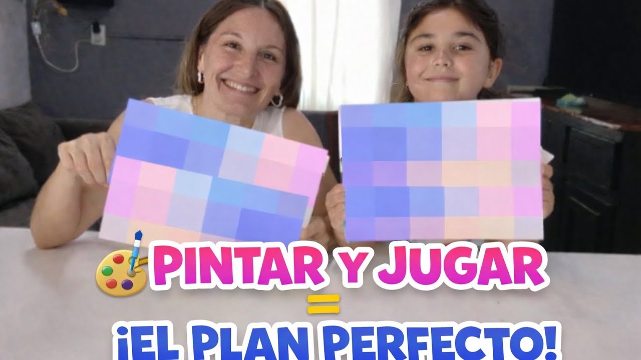 🌄 Pintar y jugar: plan perfecto #mamáhija #amor #suscribite #like 