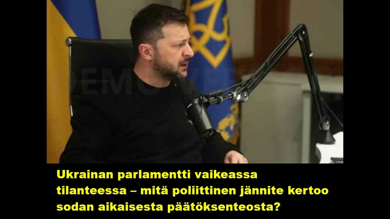 Ukrainan parlamentti vaikeassa tilanteessa