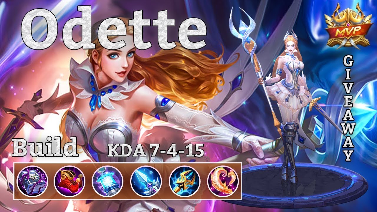 Mobile Legends: Odette Gameplay and Guide, Ranked Epic Comeback! Skin Giveaway!