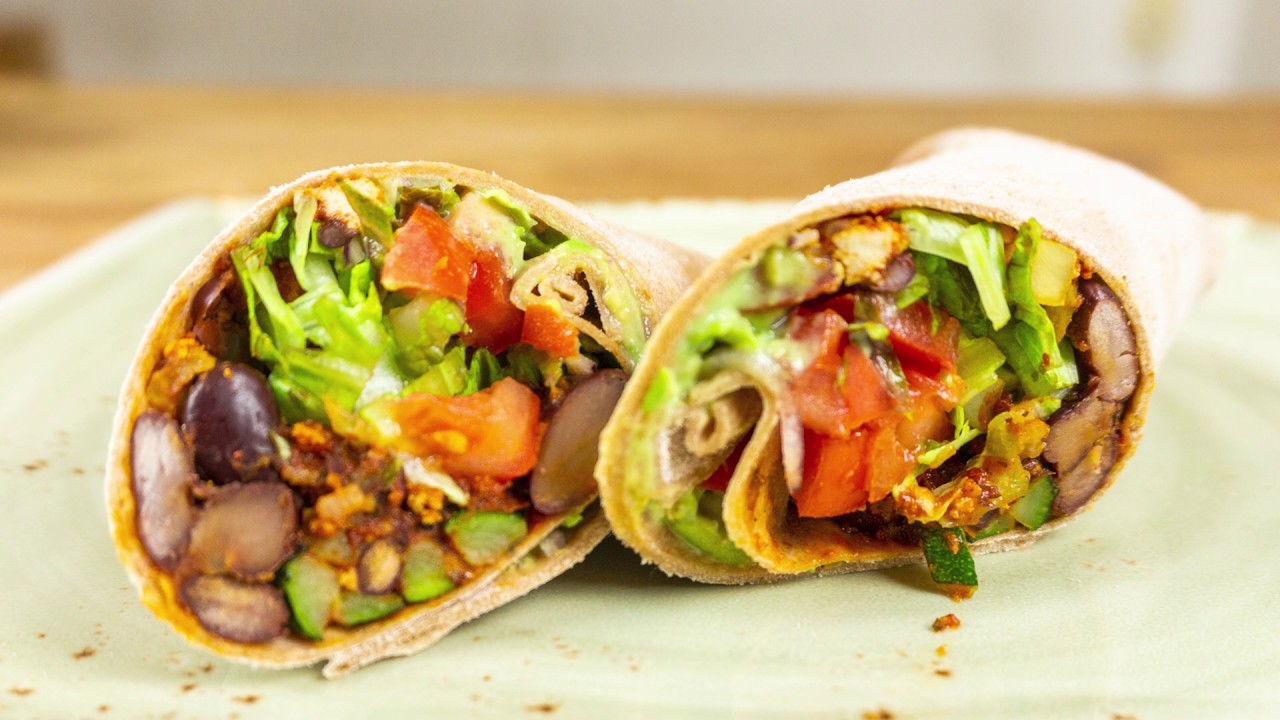Wraps Rezept: Mexikanische Füllung  vegan | Der Bio Koch