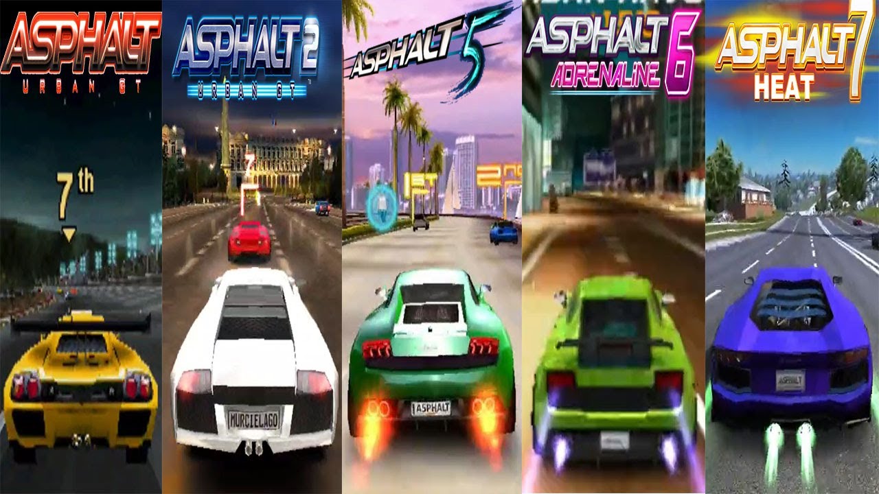 [ Asphalt 1 2 5 6 & 7 ] Super Car Lamborghini Top Speed