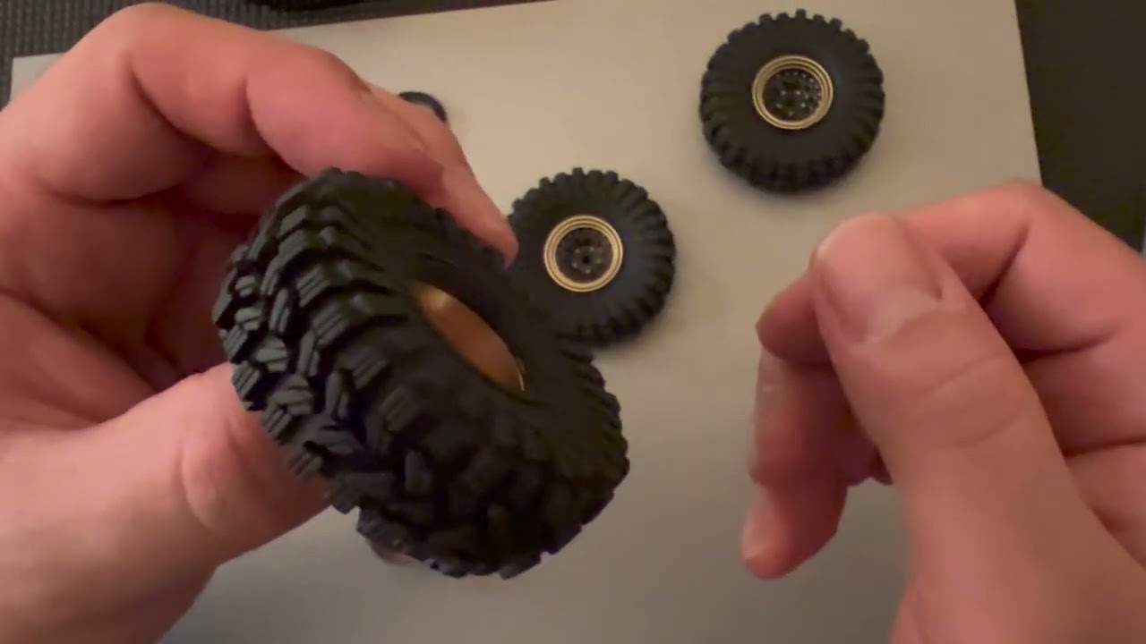 Traxxas TRX4m how to mount beadlock wheels tires what brass to get weight distribution Injora brass
