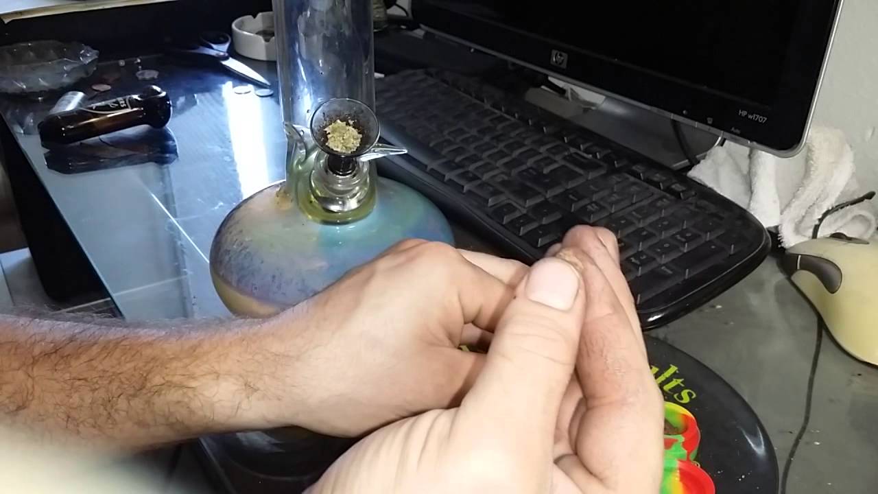 Monster hash bong rip and hash porn