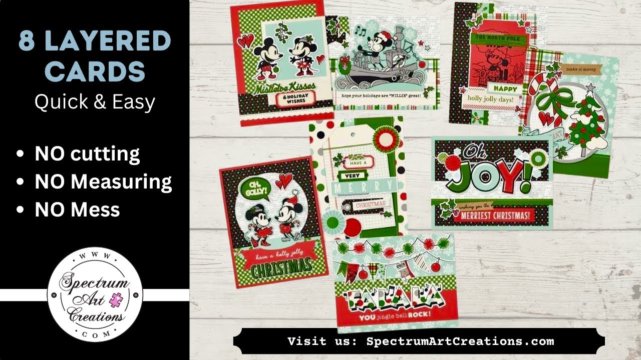 Layering & Card Making EASY QUICK!!