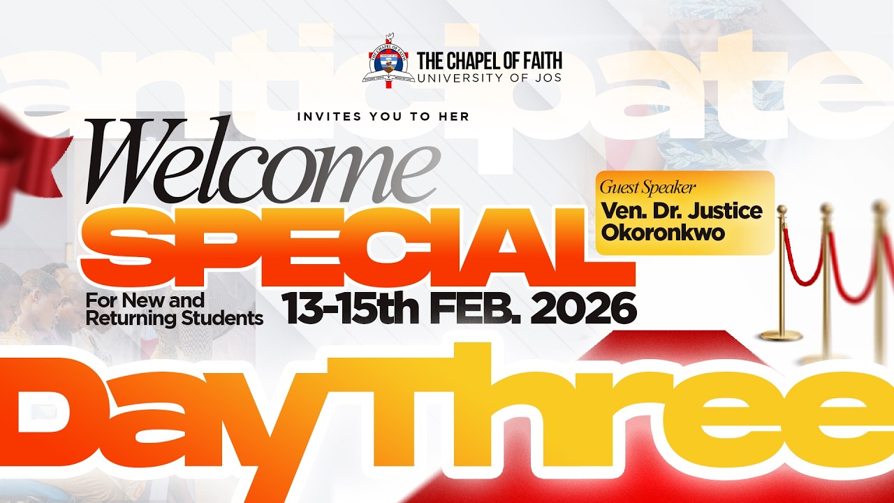 WELCOME SPECIAL // LOOKING UNTO JESUS // DAY 3 // VEN. DR. JUSTICE OKORONKWO