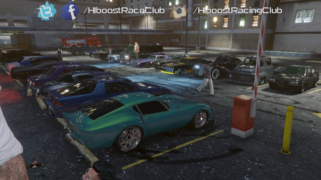Grand Theft Auto V Online (XB1) | Classic Car Meet | Turbo Ruiner, LS River Drags & More