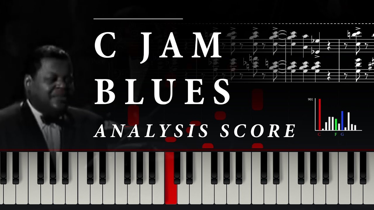 Visualizing Oscar Peterson's C JAM BLUES