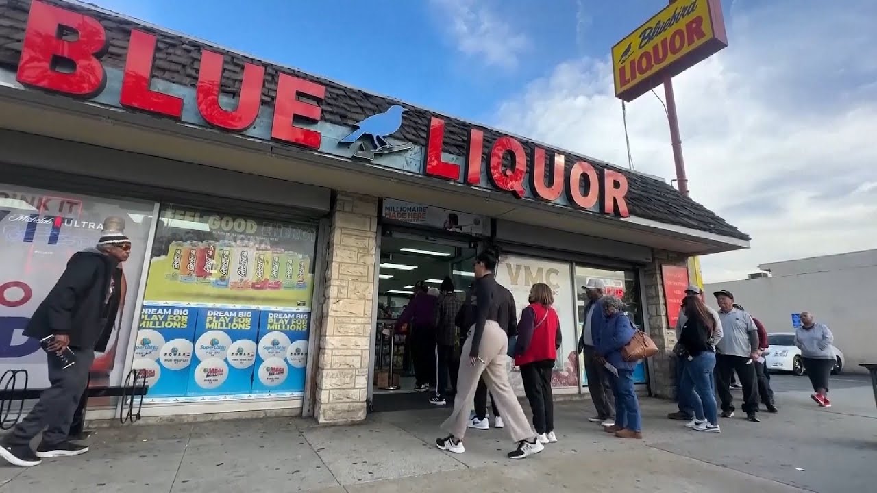 'Lucky' Liquor Store Attracts Line for Mega Millions