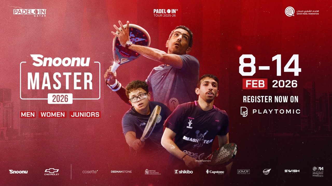 SNOONU MASTER- PADEL 🎾 IN TOUR 2025-26 -  COURT 1