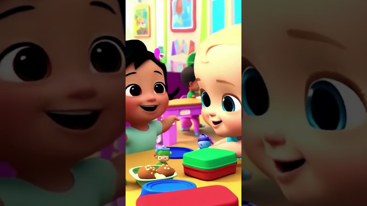 Lunchtime Sharing, Happy and Bright #kidsvideos #nurseryrhymes #trainsongforkids #sharingiscaring