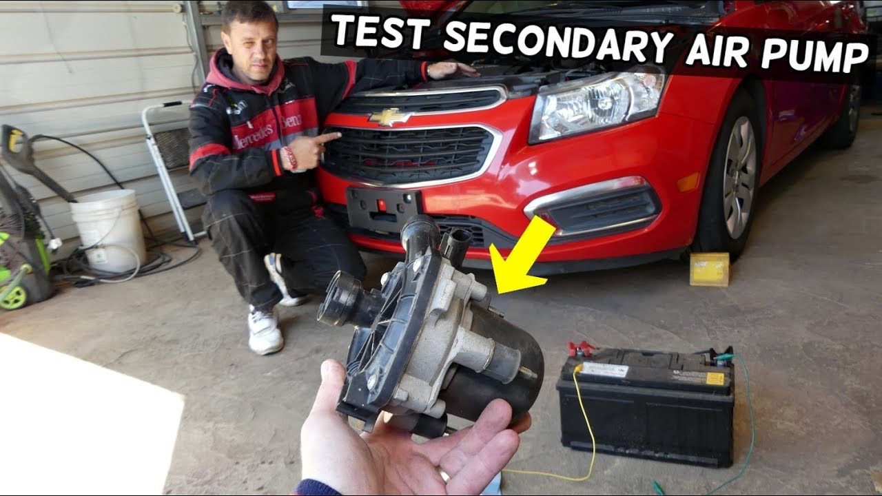HOW TO KNOW IF SECONDARY AIR PUMP IS BAD ON CHEVY CHEVROLET  SECONDARY AIR PUMP TEST CRUZE MALIBU SO