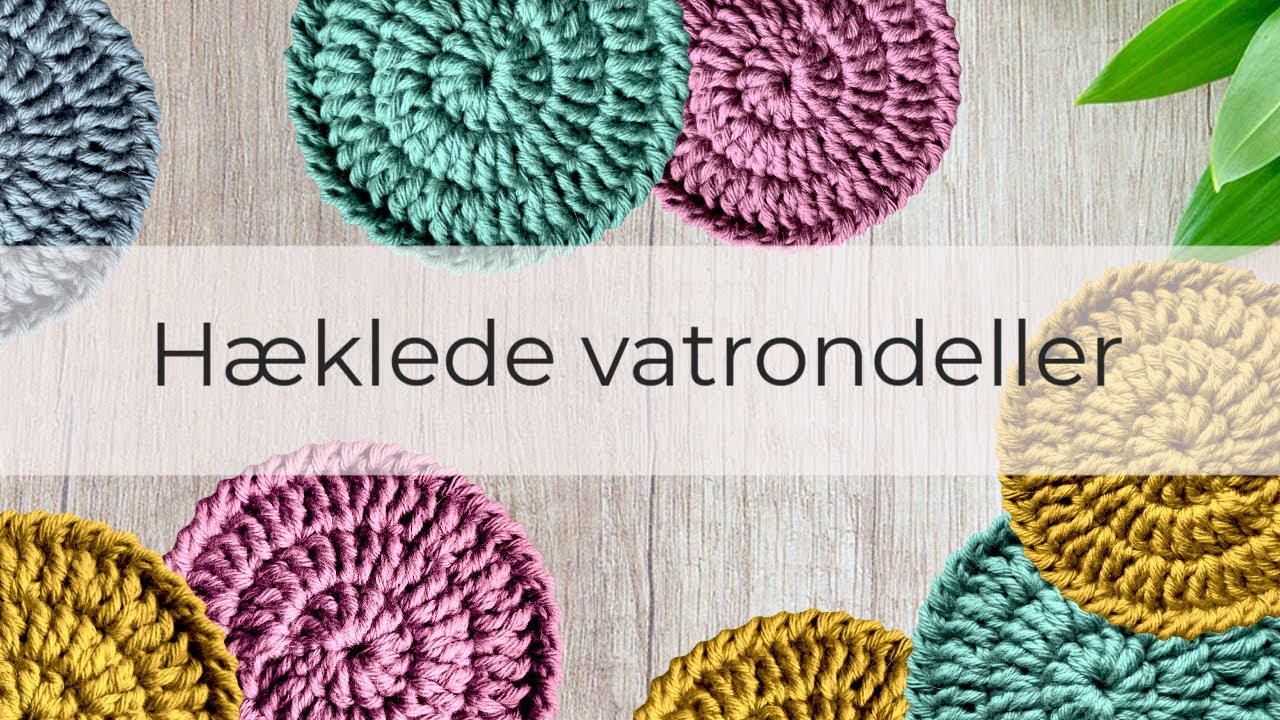Hæklede vatrondeller - Hæklet rondel - Lær at hækle for begyndere