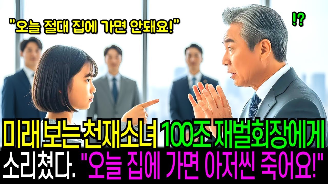 회장님, 오늘 밤 절대 집으로 가지 마세요  회사 로비에서 만난 10살 꼬마의 한마디에 100조 자산가의 운명이 뒤바뀌고 마는데