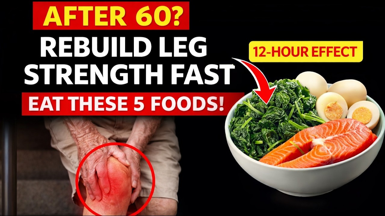 After 60? 5 Foods to Rebuild Leg Strength FASTER Than Exercise (Science-Backed)