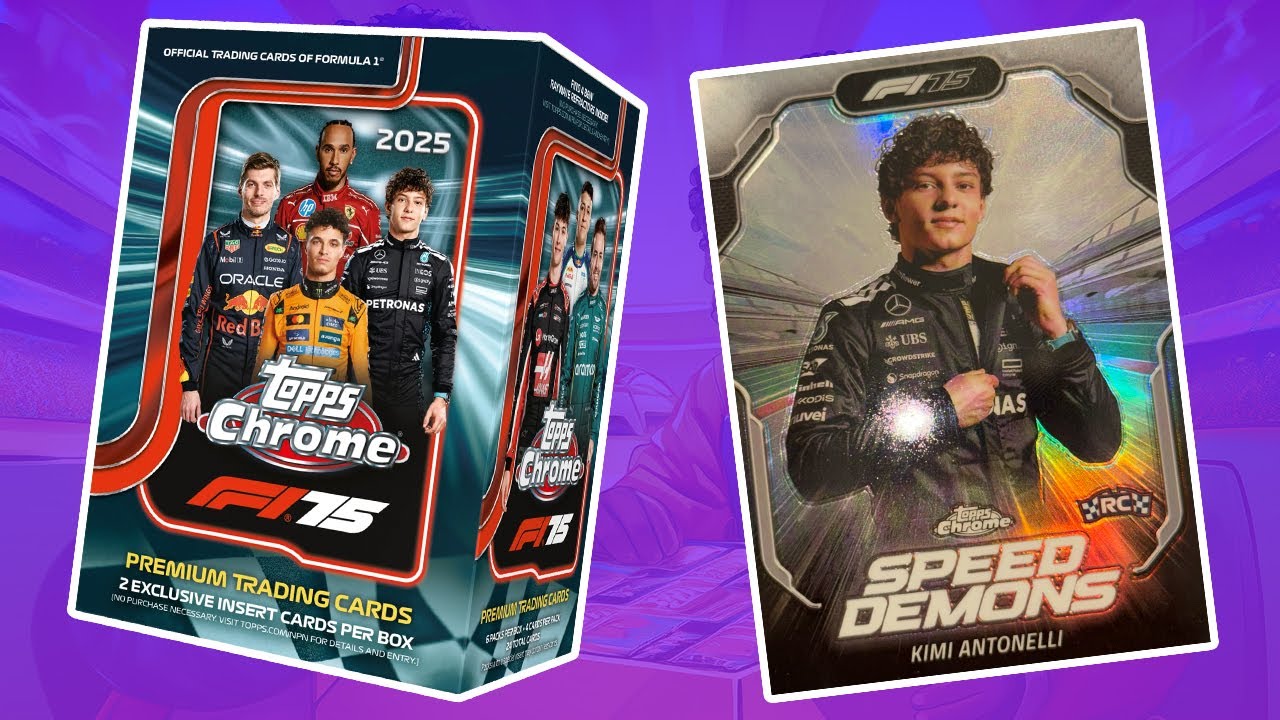 2025 Topps Chrome F1 3 Blaster Box Break