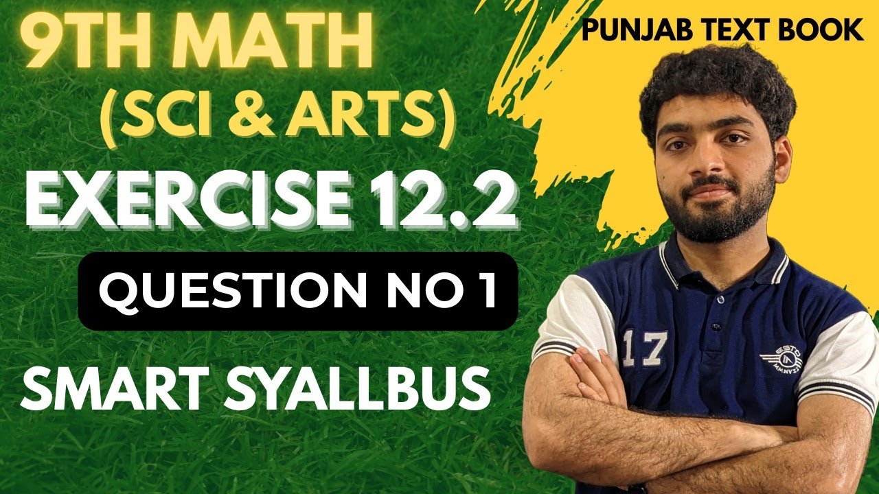 Exercise 12.2 Q. 1 Chapter 12 New SYALLBUS Lecture 93: How to Find Arithmetic Mean (PTB)
