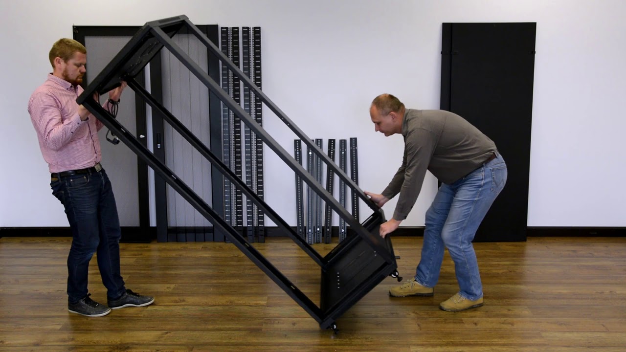 Stojąca szafa rack 19" - 42U - składanie / START.LAN