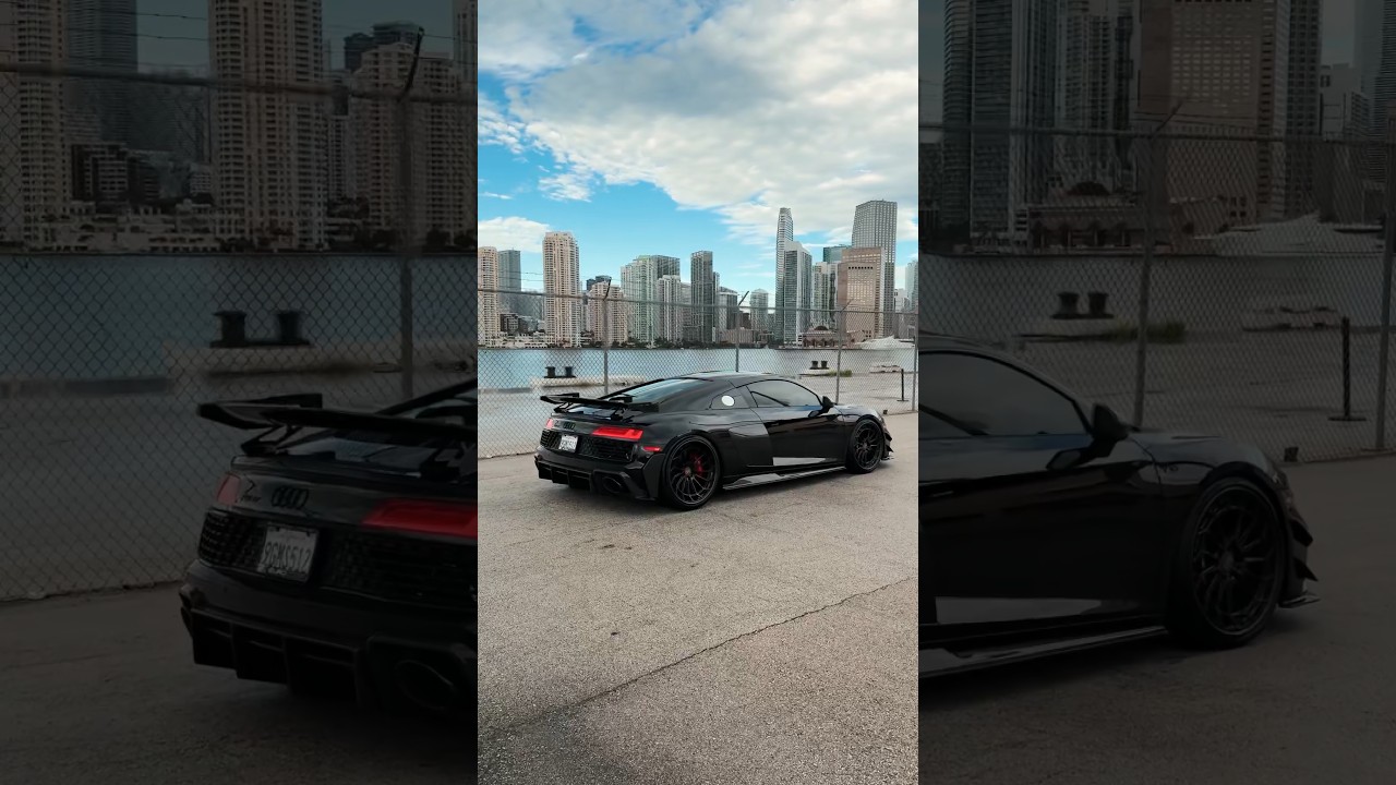 Batman spec 2024 Audi R8 GT V10!  🦇 #audir8 #audi #luxurylifestyle #luxurycars