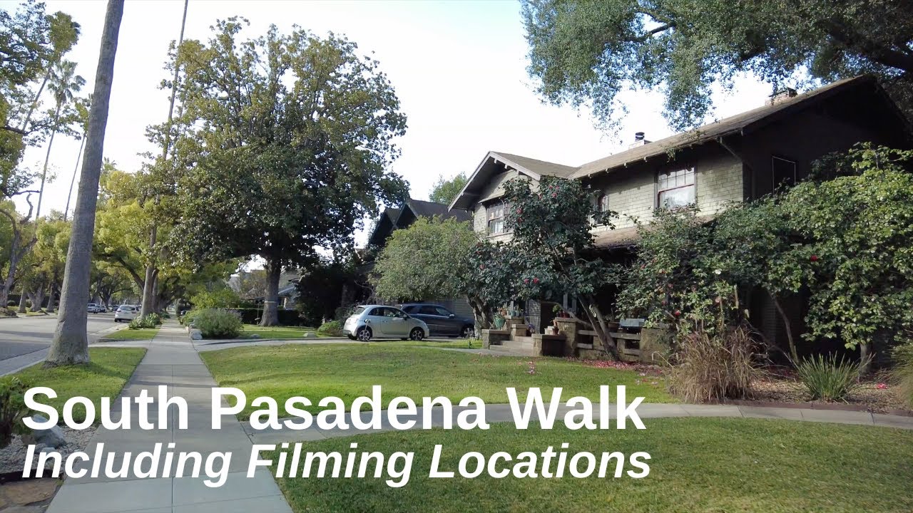 Springtime Walk in South Pasadena | Walking in Beautiful Los Angeles Suburb with Historic Homes
