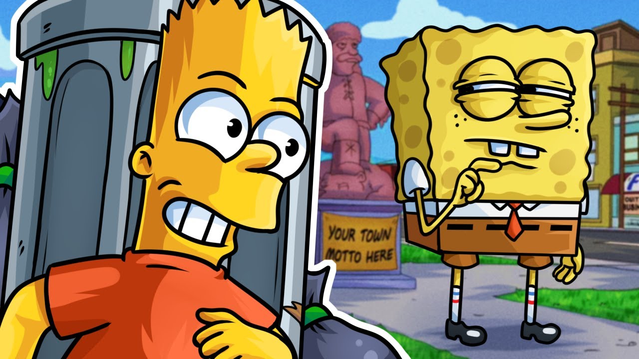 Spongebob hledá Barta Simpsona!