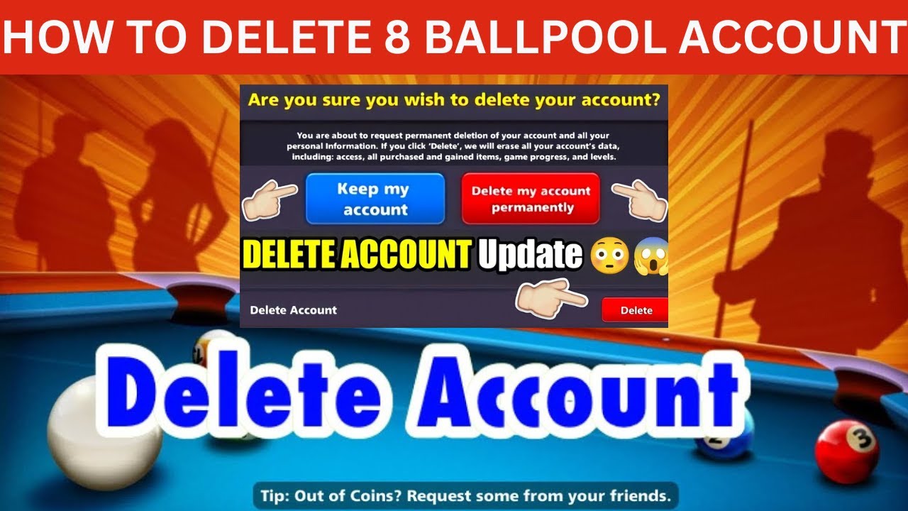 Как навсегда удалить аккаунт 8 Ball Pool — Удаление аккаунта 8 Ball Pool в Facebook в 2026 году
