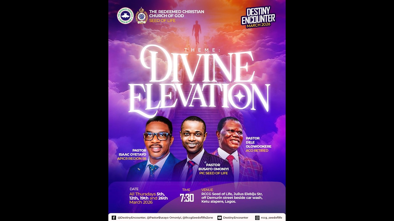 PROPHETIC ENCOUNTER || DIVINE SETTLEMENT || 11-03-2026