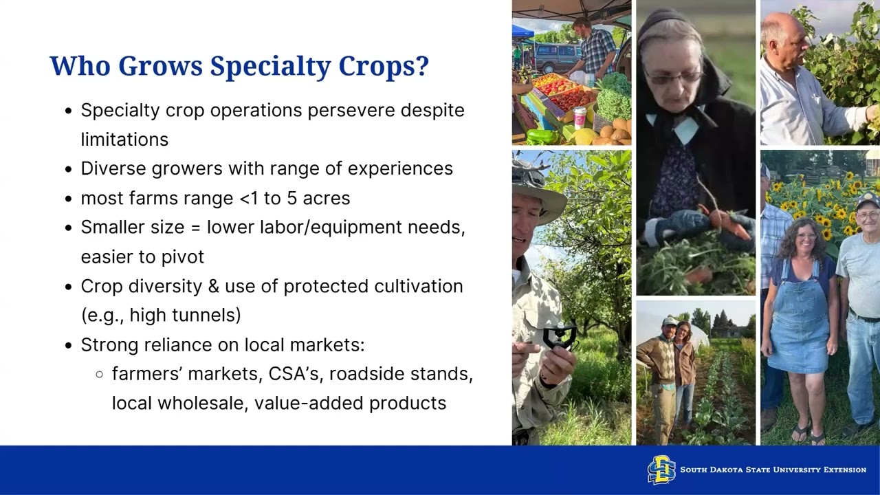 2026 Crop Hour: February 3 - Overview of SD Specialty Crop Production
