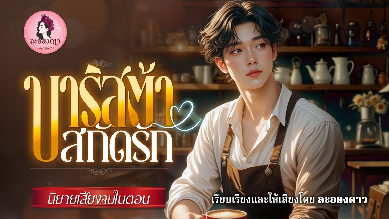 นิยายเสียงจบในตอน เรื่อง บาริสต้าสกัดรัก (ตอนเดียวจบ) #เรื่องใหม่ #หนังสือเสียง #นิยายออนไลน์