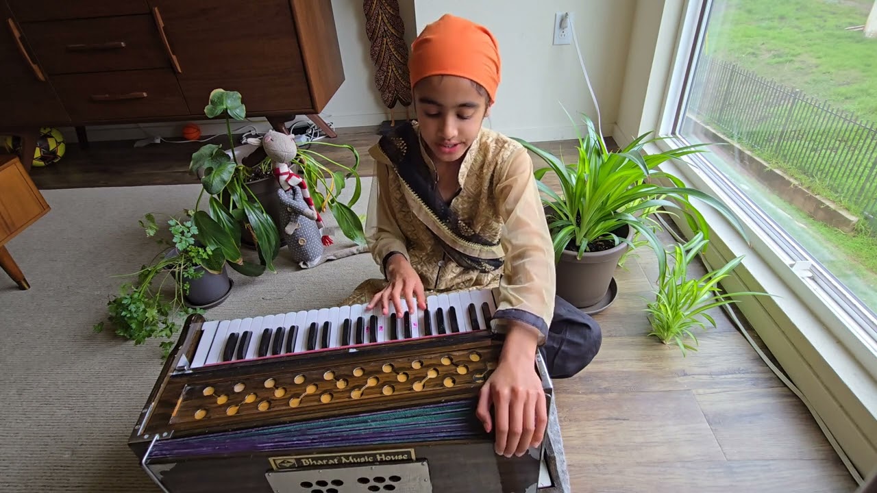 Saagal Katak Ant Jamee-ai | ਸਗਲ ਕਟਕ ਅੰਤ ਜਮੀਐ | Sikh Girl’s Harmonium Kirtan | Sahaj | California