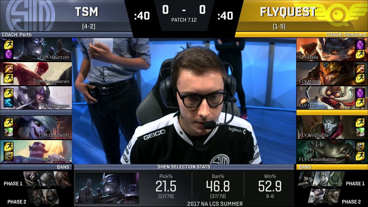 TSM vs FLY, Game 1 - NA LCS Summer 2017 - Team SoloMid vs FLY Quest