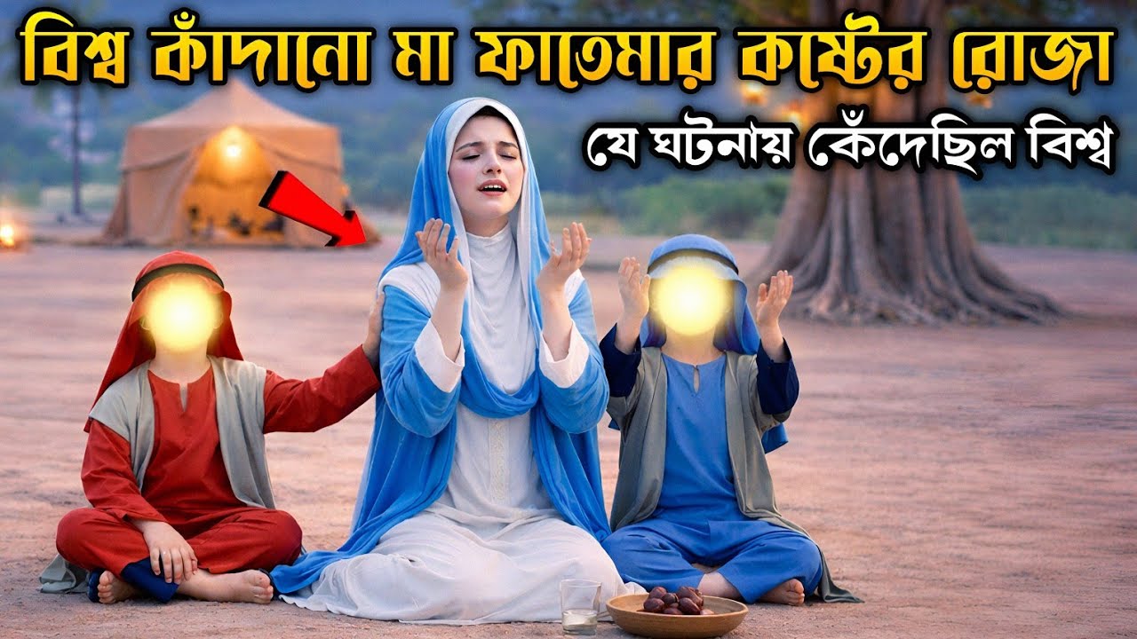 মা ফাতেমা (রাঃ) কত কষ্টে রোজা রাখতেন? চোখের পানি আটকাতে পারবেন না | ইসলামিক কাহিনী 