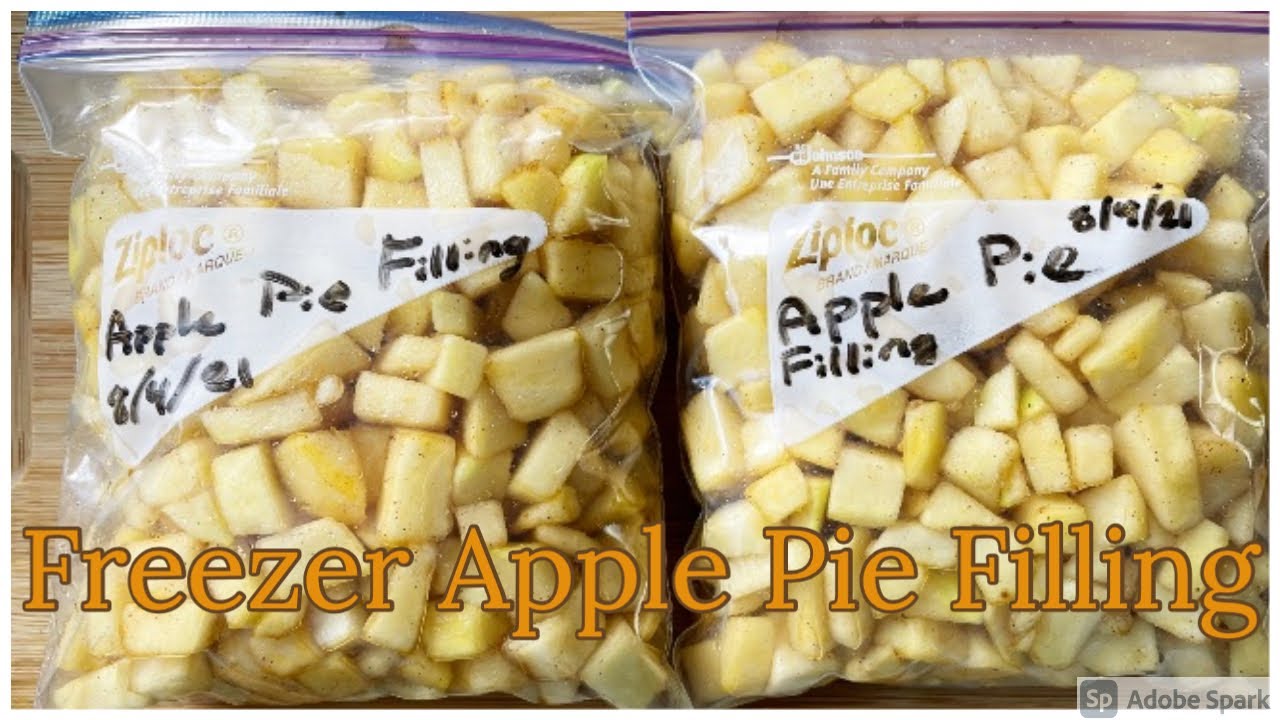 How to make Apple Pie filling for freezer