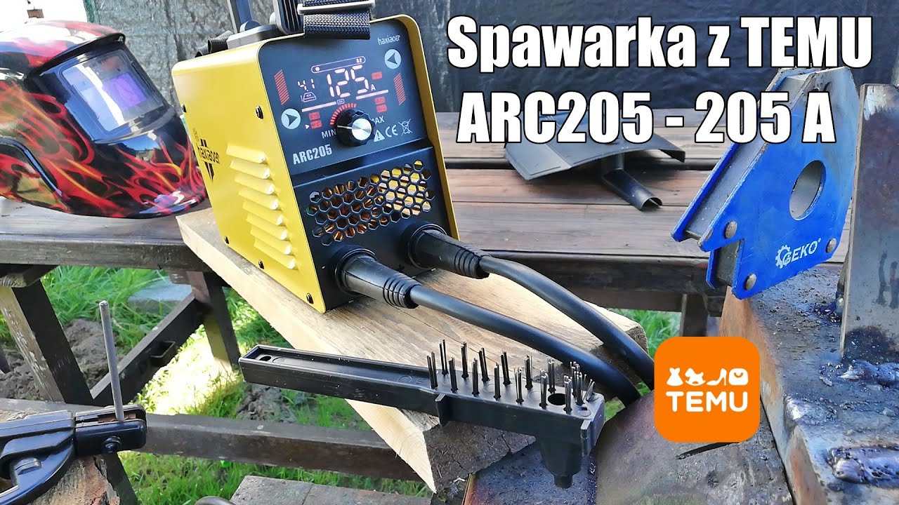 Spawarka z TEMU Haxiaoer ARC205 - 205 A, MMA/LIFT TIG, VRD, ARC FORCE, HOT START