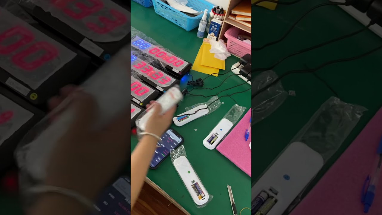 1.8inch Gym timer with remote control and app