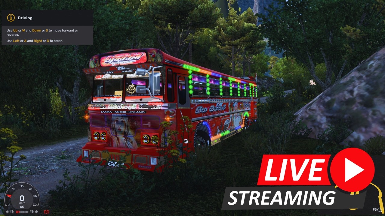 Euro Truck Simulator 2 Bus Drive ETS2 කැලෑ ගමන #ets2mp #shortsvideo #eurotruck