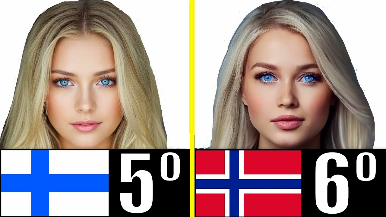LOS 10 PAÍSES MÁS RUBIOS DEL MUNDO