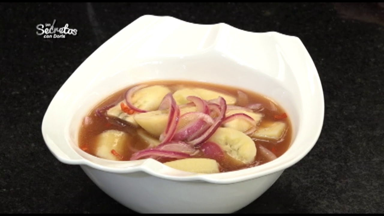 Escabeche de banano verde & Tamal asado (lunes 20 de noviembre del 2017)