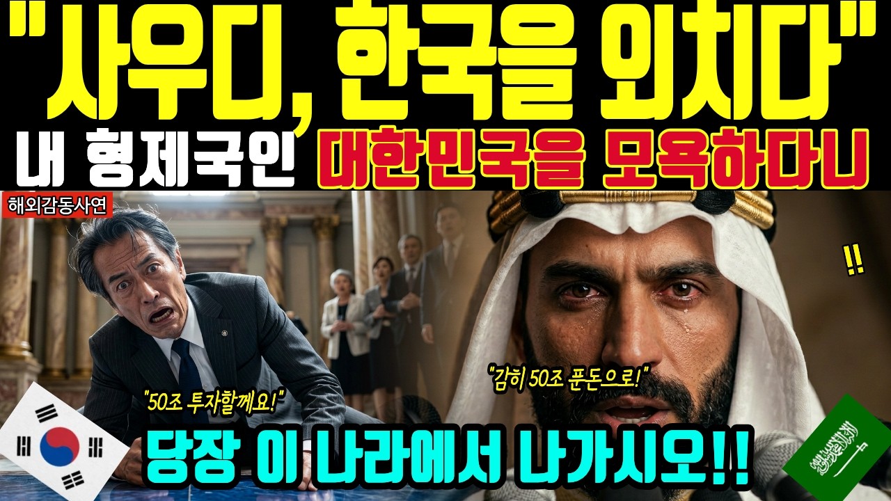 [해외감동사연] 죽어가는 사우디 왕자 살려낸 한국 병원의 기적! 미국도 버린 목숨 구하자 일본 열도 충격과 굴욕