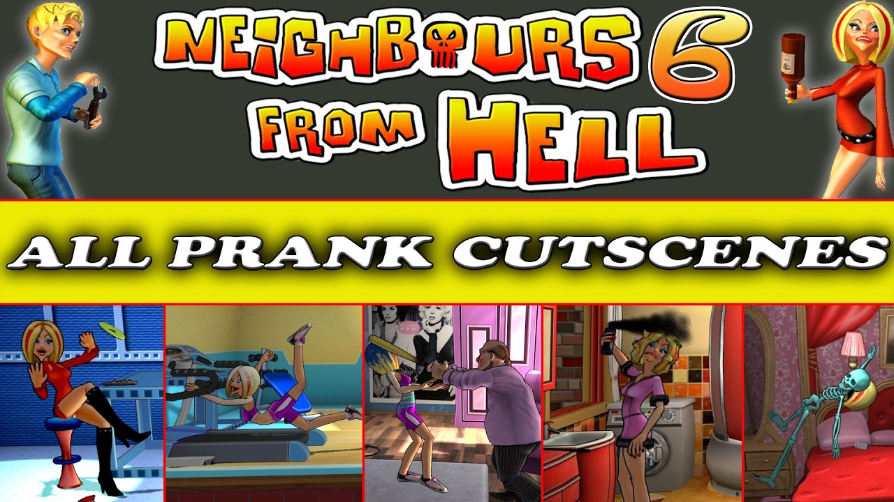 ALL Pranks/ Tricks/ Funny Moments (Neighbours From Hell 6)