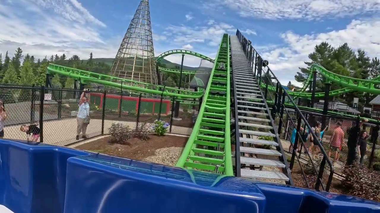 Midnight Flyer at Santa's Village 2025 POV