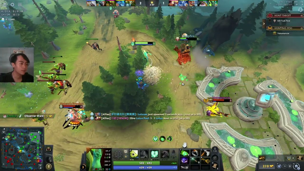 [LIVE GAMEPLAY] Necrophos Dagon | hsN DOTA