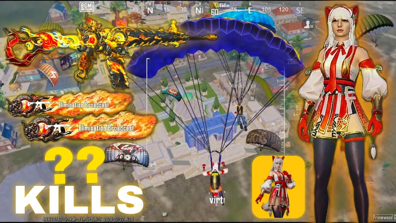 Erangle and livik gameplay with new outfit😍|| LC GAMEup